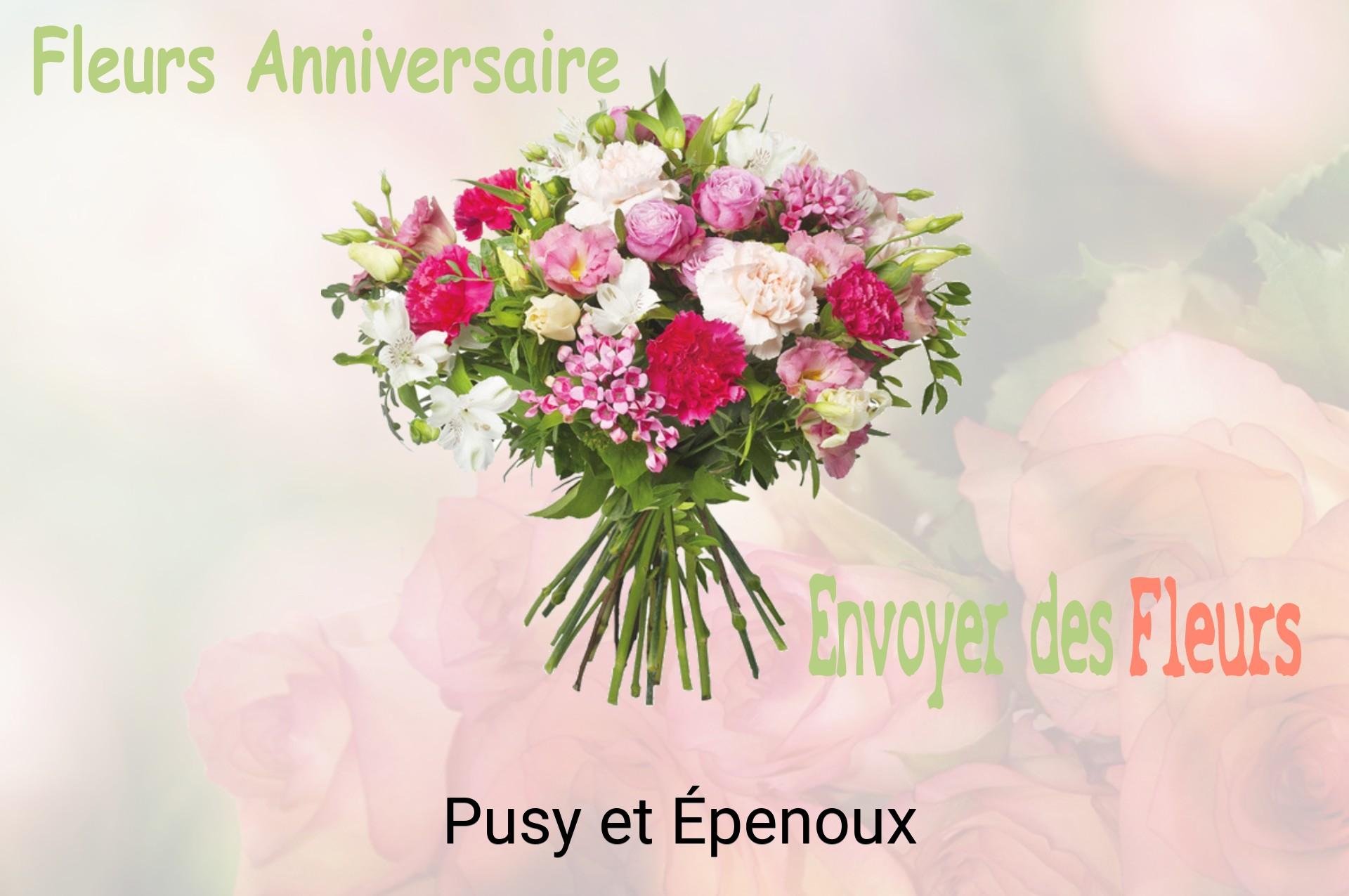 Bouquet de fleurs d’anniversaire livré à Pusy-et-Épenoux
